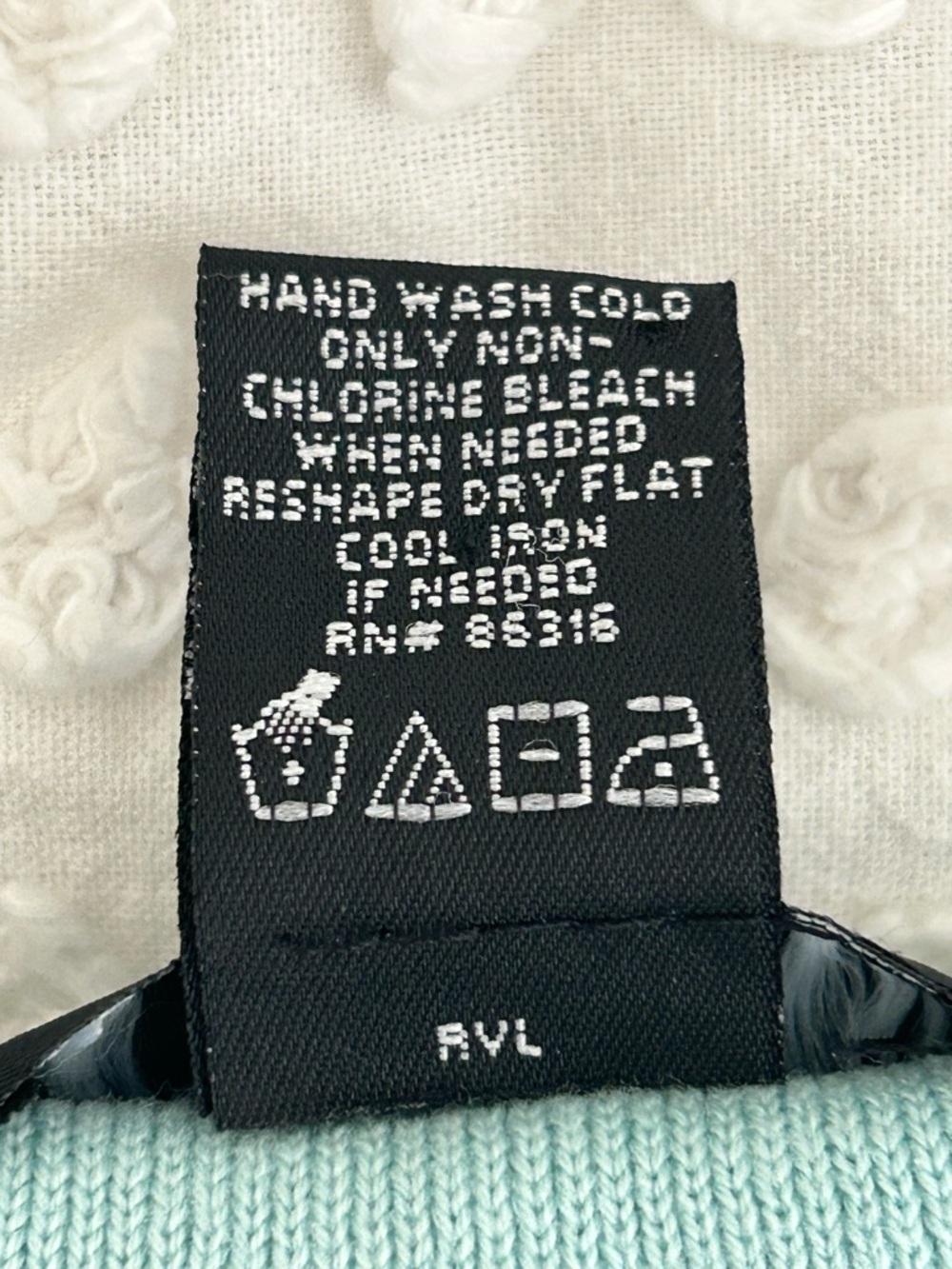 Finity 2 Pc Twinset Cardigan & Sleeveless Top 100% Cotton Knit Mint Green Sz PL - Picture 9 of 16